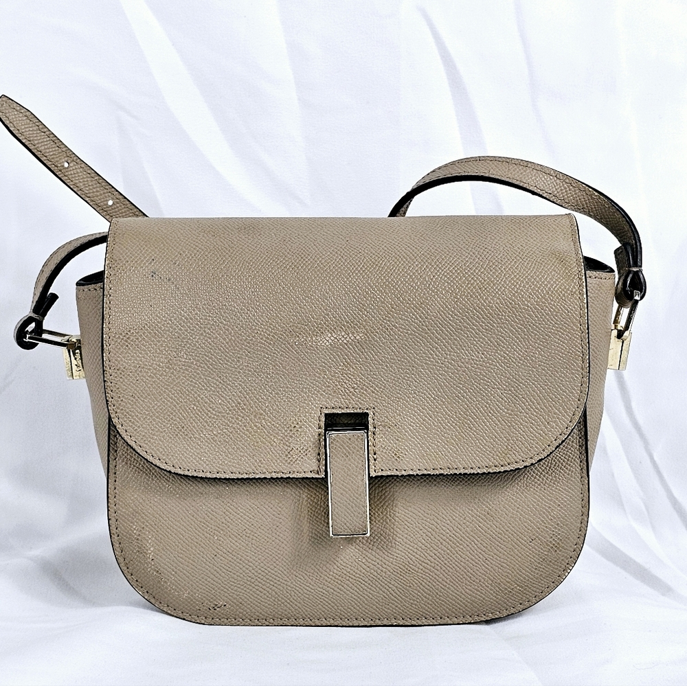Valextra Iside Leather Crossbody Bag